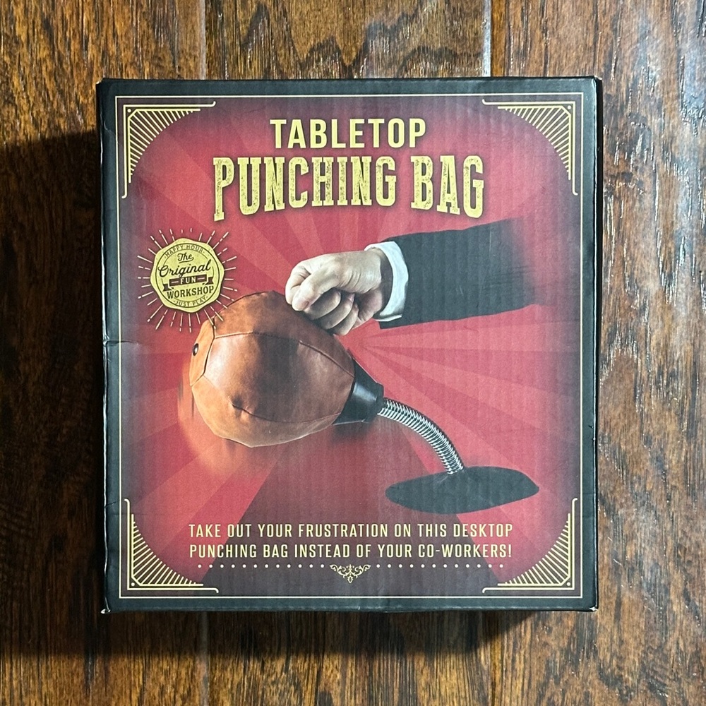 NWT Tabletop Punching Bag